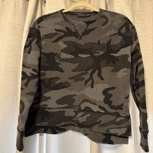 POLO RALPH LAUREN| CAMO CREWNECK SWEATSHIRT